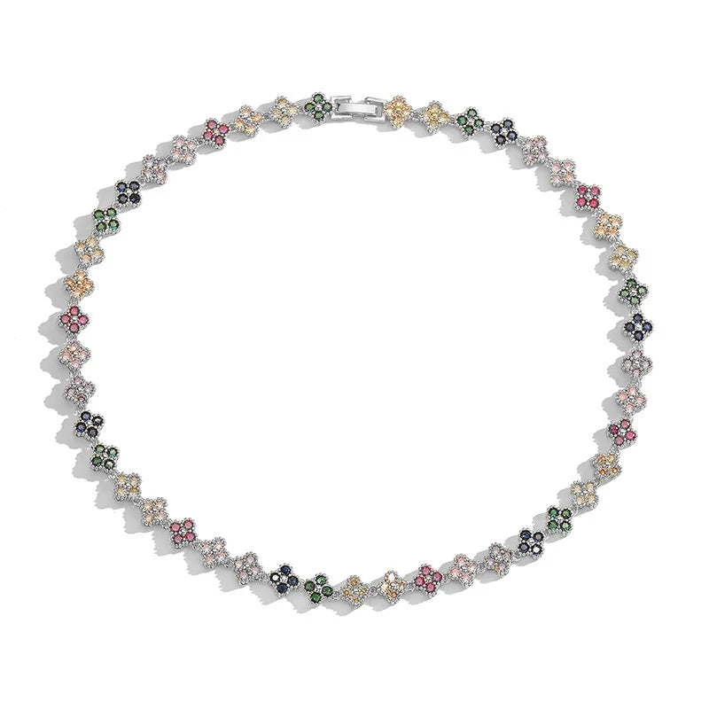 Colar + pulseira Acabamento em banho de ouro 18K