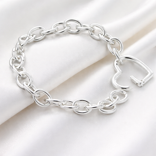 Pulseira Amor Eterno em Prata 925 – Símbolo de Ligação e Elegância