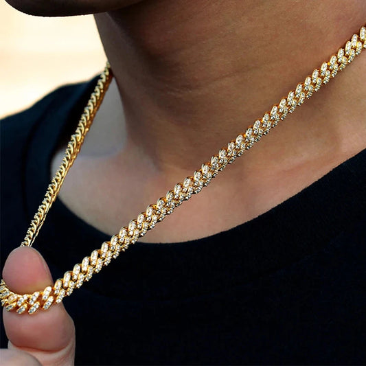 🔥 Colar Cuban Chain Iced 6MM