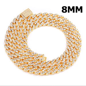 🔥 Colar Cuban Chain Iced 6MM
