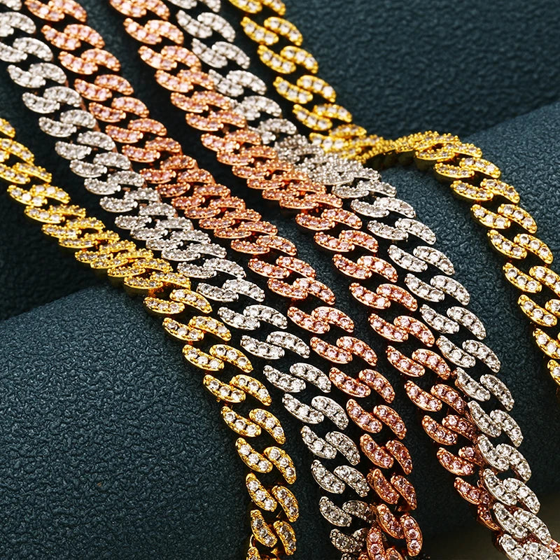 🔥 Colar Cuban Chain Iced 6MM