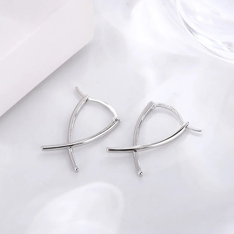 Brincos Geométricos Minimalistas ✨ Prata 925