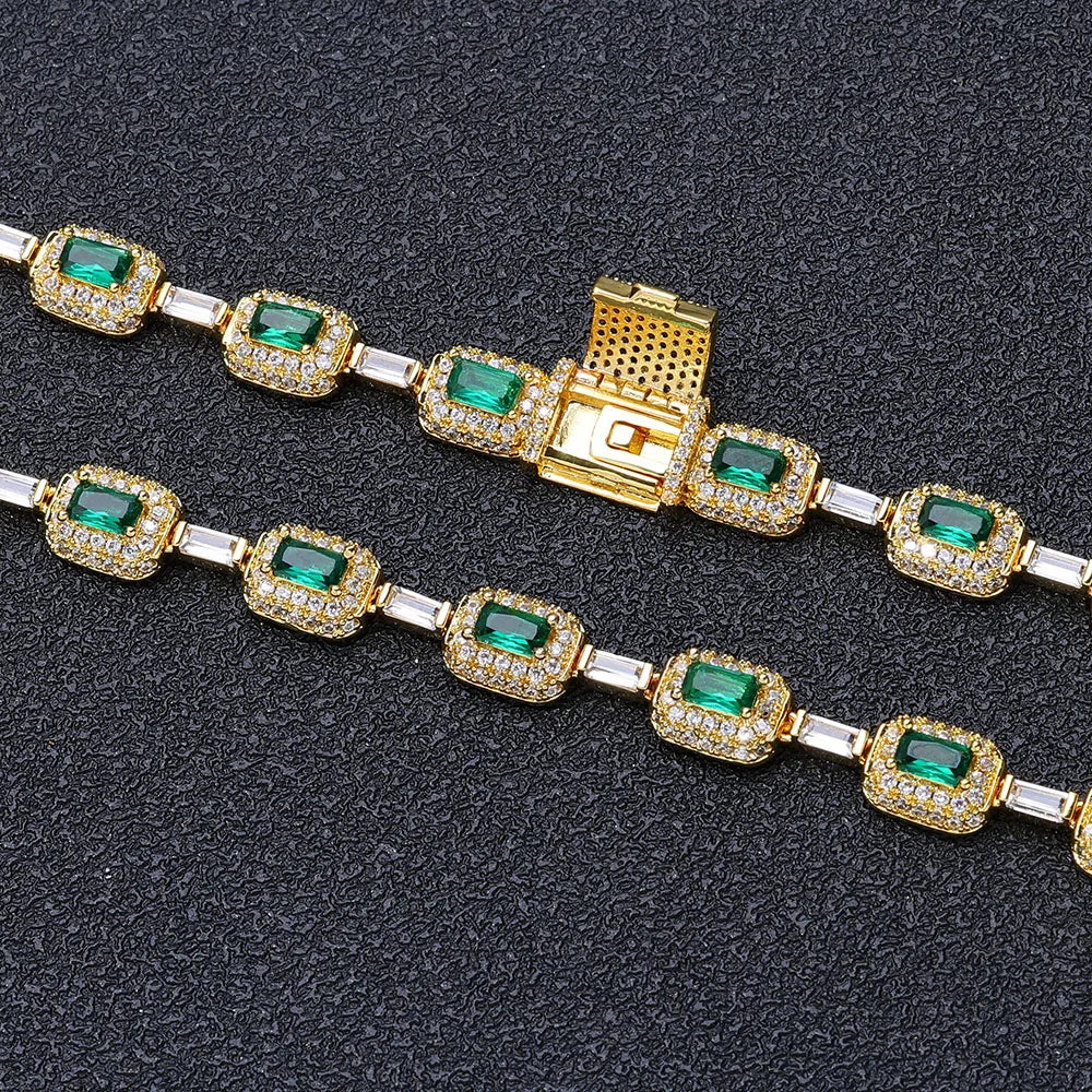 Pulseira Emerald Ice Luxe 💚