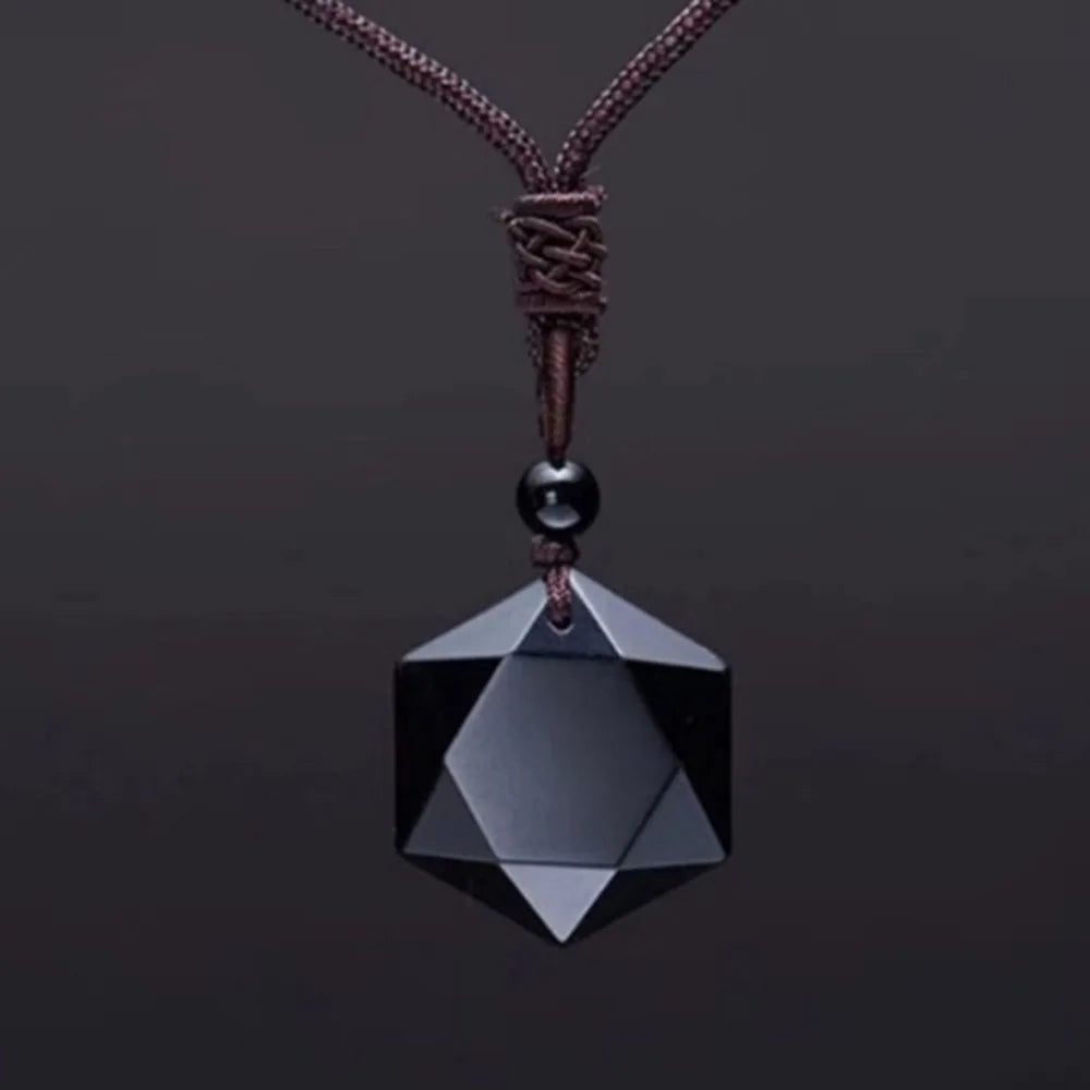 Amuleto Guardião de Obsidiana