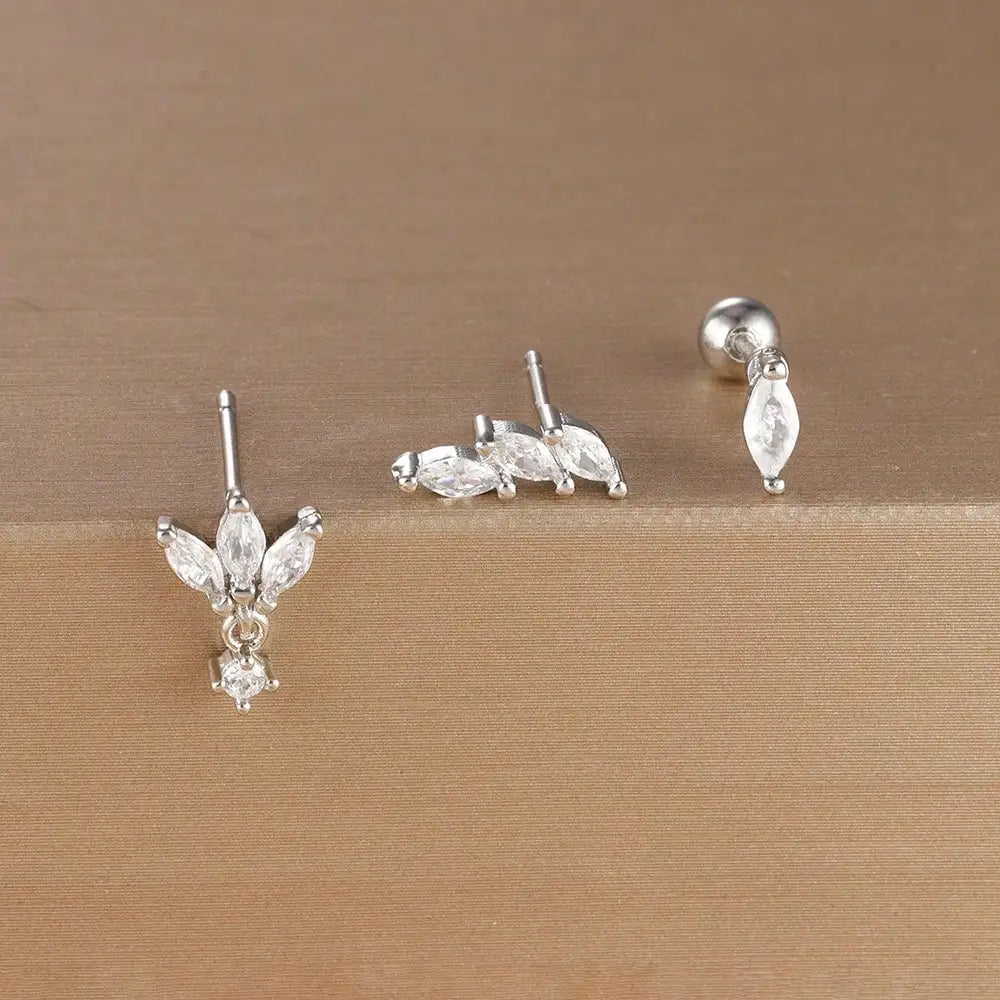 Brincos de Cristal Premium – Elegância que Ilumina_ VÁRIOS MODELOS_banho de ouro de 18K