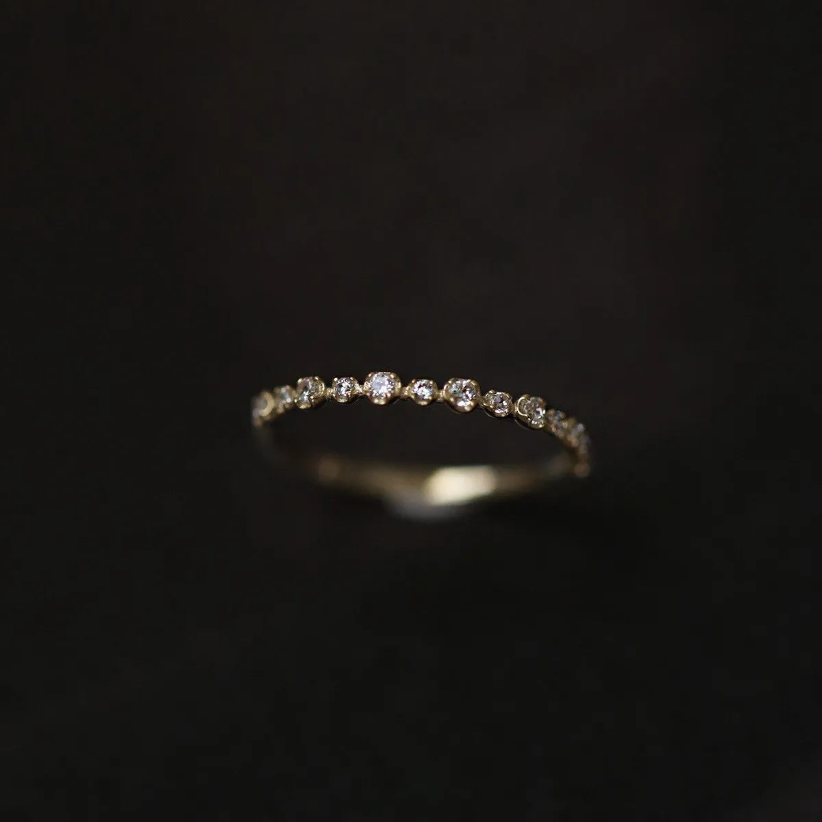 Anel Crisantia _prata 925 com banho de ouro 14K