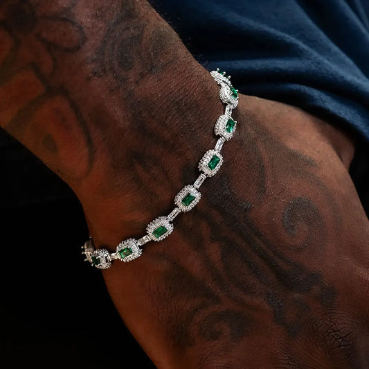 Pulseira Emerald Ice Luxe 💚