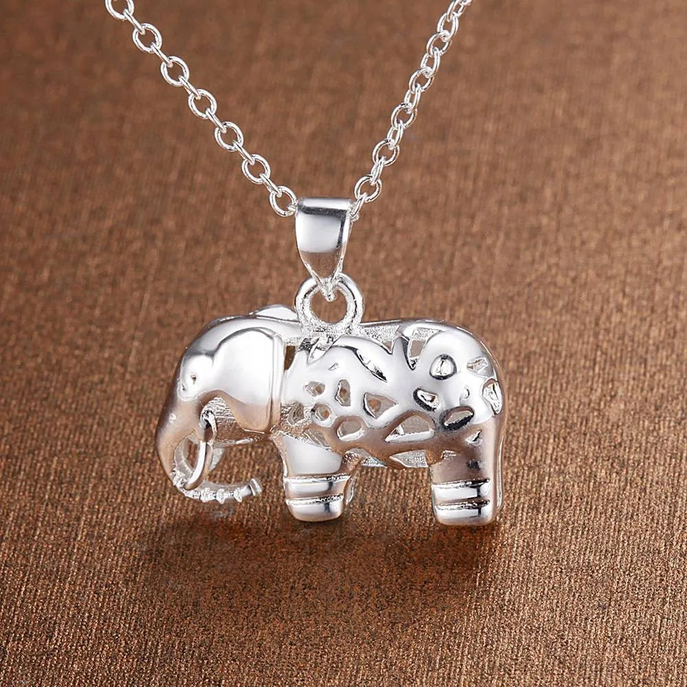 Colar Elefante em Prata 925 – Símbolo de Sorte e Proteção