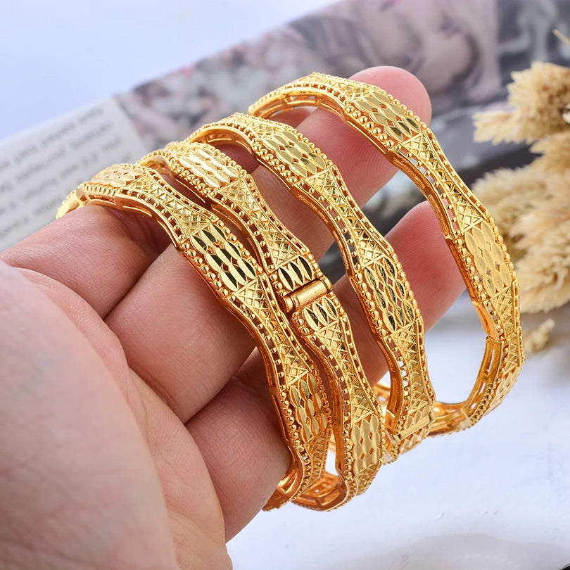 Pulseira Royale Dubai Banho ouro 24K