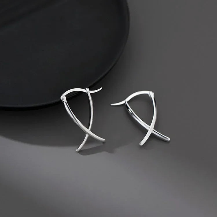 Brincos Geométricos Minimalistas ✨ Prata 925
