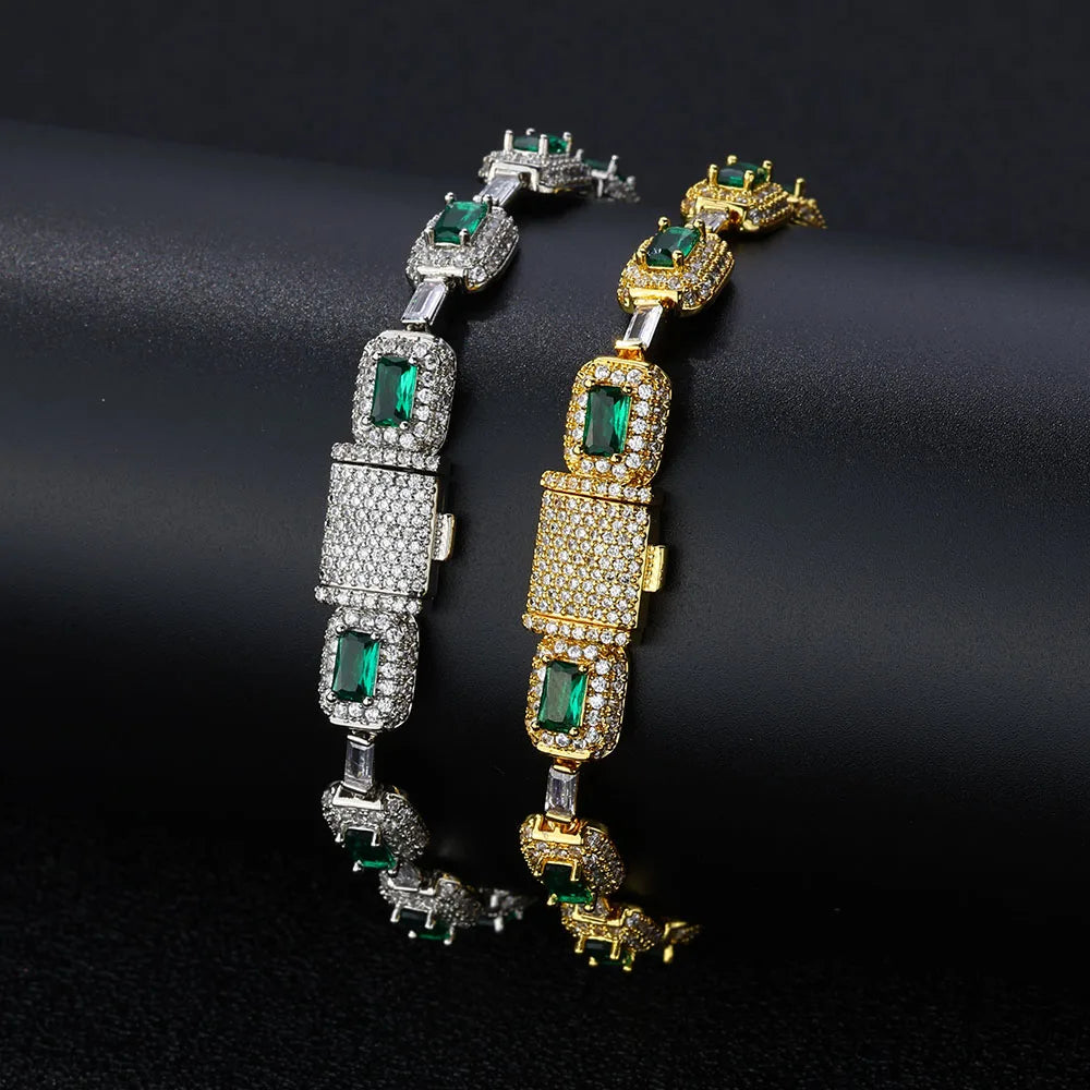 Pulseira Emerald Ice Luxe 💚
