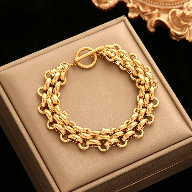 Colar e Pulseira Lumina 🌻 aço inoxidável 316
