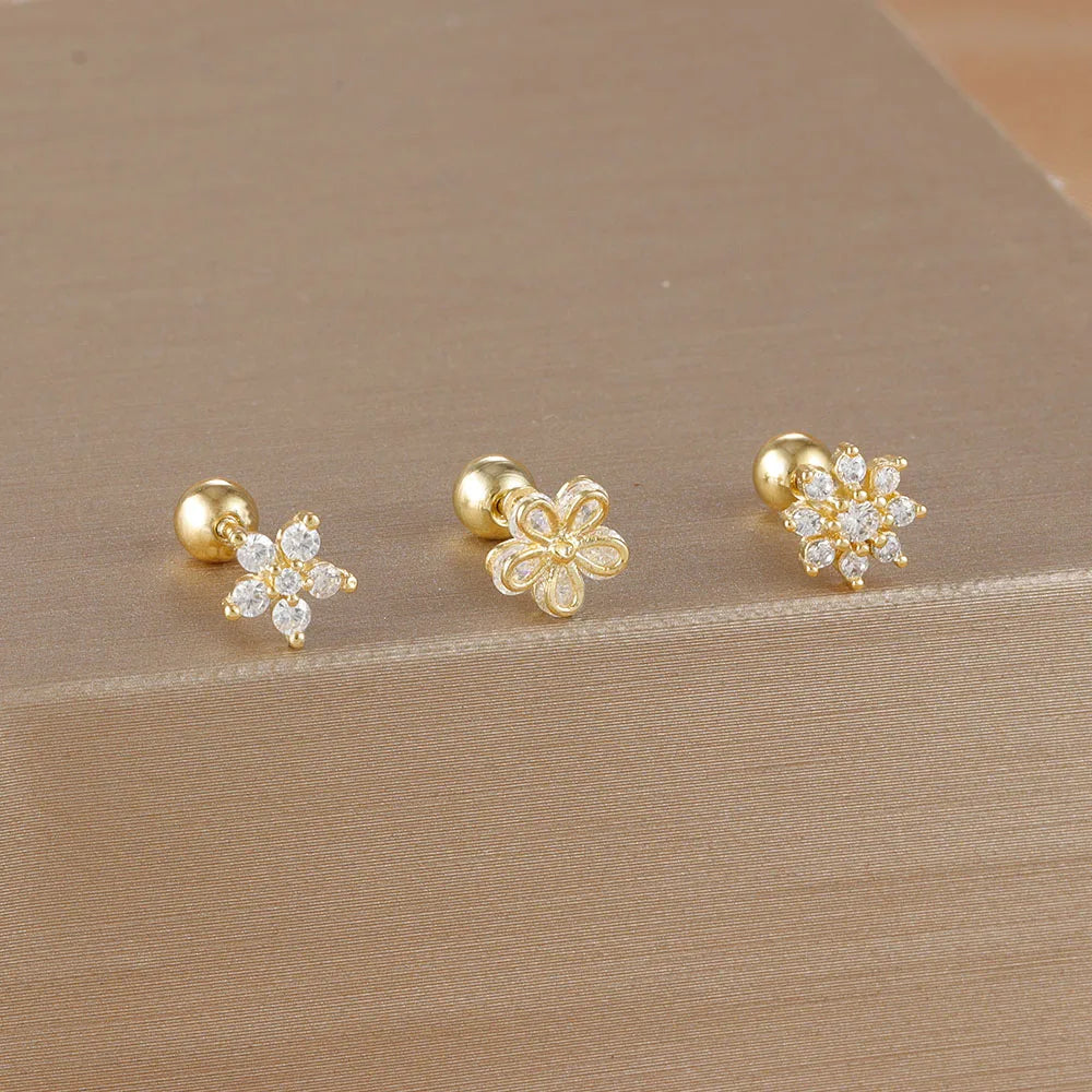 Brincos de Cristal Premium – Elegância que Ilumina_ VÁRIOS MODELOS_banho de ouro de 18K
