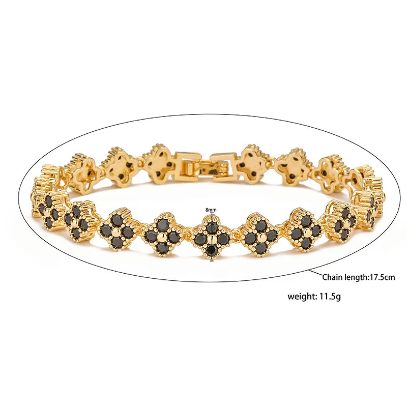 Colar + pulseira Acabamento em banho de ouro 18K