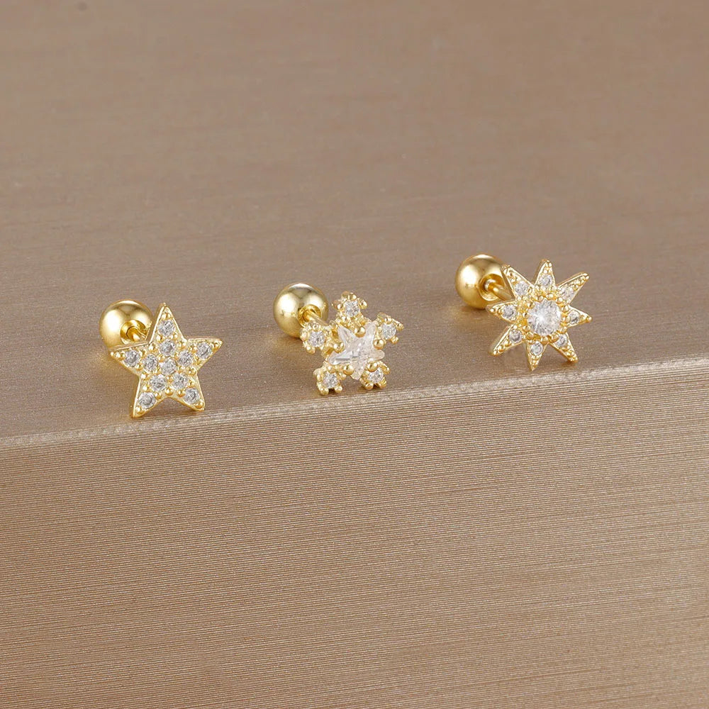 Brincos de Cristal Premium – Elegância que Ilumina_ VÁRIOS MODELOS_banho de ouro de 18K
