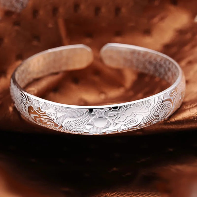 Pulseira Fénix em Prata 925 – Elegância e Renascimento