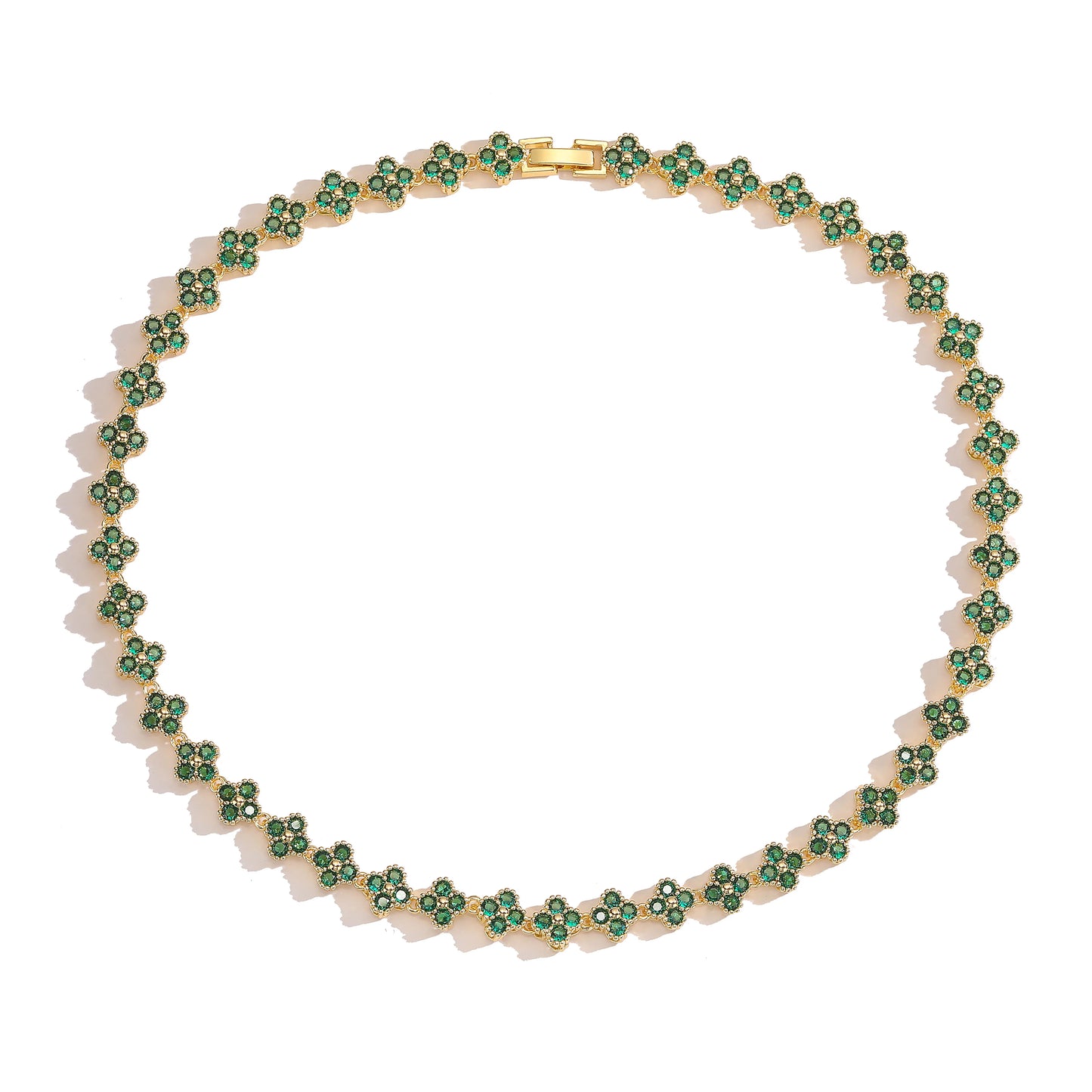 Colar + pulseira Acabamento em banho de ouro 18K