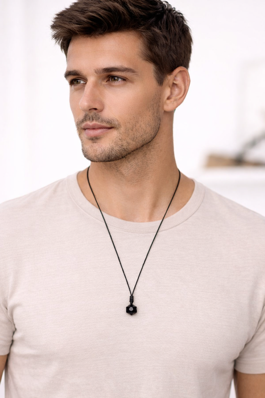 Amuleto Guardião de Obsidiana